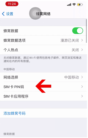 公安苹果14维修网分享如何给iPhone14的SIM卡设置密码 