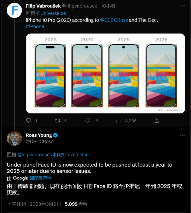 公安苹果手机维修分享:屏下Face ID有什么优势？iPhone何时会有屏下Face ID？ 